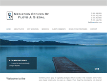 Tablet Screenshot of fjsmediation.com